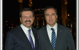 AYDIN ERKOÇ VE TOBB BAŞKANI M. RİFAT HİSARCIKLI 14.04.2014