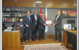 Sn.G.ANTEP MV.HALİL MAZICIOĞLU ve BOLU MV.ALİ ERCOŞKUN BEY'i TBMM.'deki makamlarında OTONOMİ ve MASFED adına ziyaret ederek sektör sorunları hakkında görüşme yapıldı 07.01.2015
