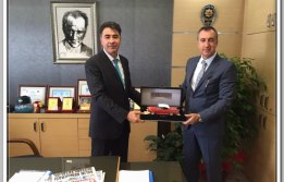 ANKARA TRAFİK TESCİL ŞUBE MÜDÜRÜ ALİ İHSAN SARIYILMAZ'I YÖNETİM KURULUNUN ZİYARETİ
