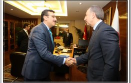 GÜMRÜK VE TİCARET BAKANI BÜLENT TÜFENKÇİ ATO VE YÖNETİM KURULUNUN ZİYARETİ